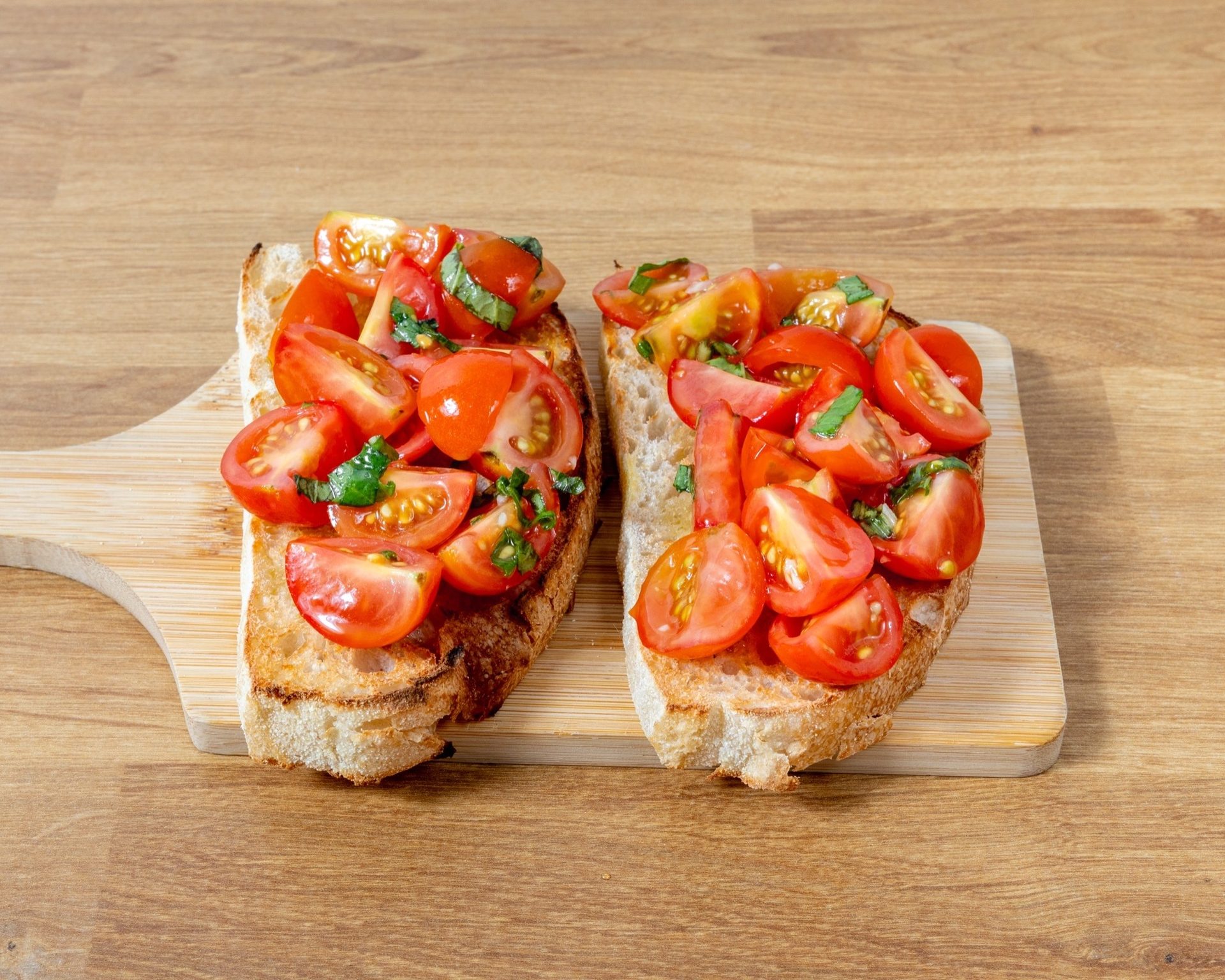 Free bruschetta. On us. Dine-in.