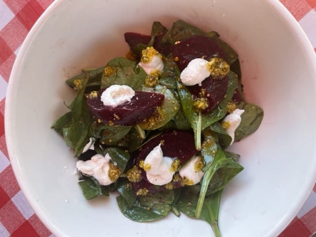 Beets salad.